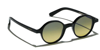L.g.r Reunion Men Black Round Sunglasses