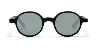 L.g.r Reunion Men Black Round Sunglasses