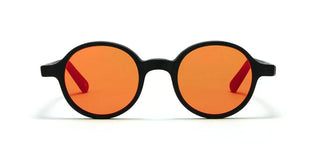 L.g.r Reunion Men Black Round Sunglasses