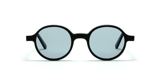 L.G.R REUNION men Black Round Sunglasses
