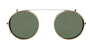 L.g.r Reunion Bold/o Men Gold Round Eyeglasses