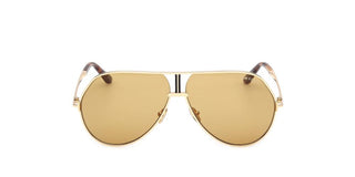 Tom Ford RICKIE-02 FT1281 unisex Gold Pilot Sunglasses