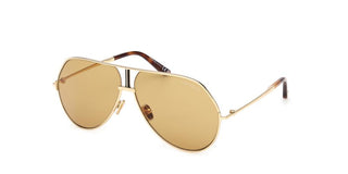 Tom Ford RICKIE-02 FT1281 unisex Gold Pilot Sunglasses