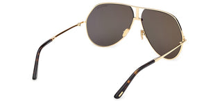 Tom Ford RICKIE-02 FT1281 unisex Gold Pilot Sunglasses