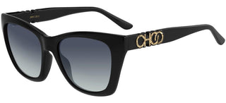 Jimmy Choo RIKKI/G/S women Black Cat Eye Sunglasses