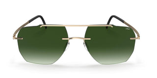 Silhouette RINCON RIMLESS 8746 unisex Gold Pilot Sunglasses
