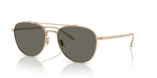 Oliver Peoples Rivetti Ov 1335st Unisex Gold Pilot Sunglasses