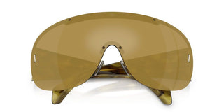 Moncler Rizon Me4012 Unisex Havana Shield Sunglasses