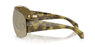 Moncler Rizon Me4012 Unisex Havana Shield Sunglasses