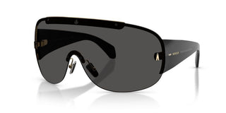 Moncler Rizon Me4012 Unisex Black Shield Sunglasses