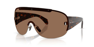 Moncler Rizon Me4012 Unisex Havana Shield Sunglasses