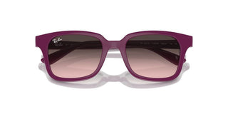 Ray-ban Rj 9071s Junior  Unisex Red Squared Sunglasses