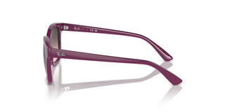 Ray-ban Rj 9071s Junior  Unisex Red Squared Sunglasses