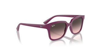 Ray-ban Rj 9071s Junior  Unisex Red Squared Sunglasses