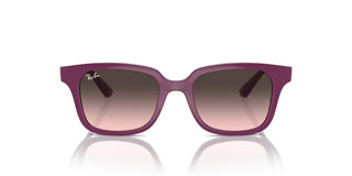 Ray-ban Rj 9071s Junior  Unisex Red Squared Sunglasses