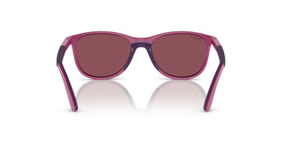 Ray-ban Rj 9077s Junior  Unisex Pink Squared Sunglasses