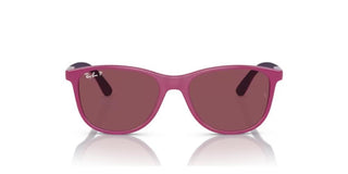 Ray-ban Rj 9077s Junior  Unisex Pink Squared Sunglasses