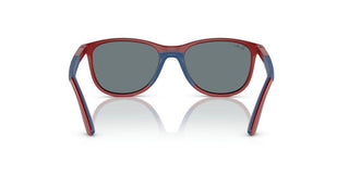 Ray-ban Rj 9077s Junior  Unisex Red Squared Sunglasses