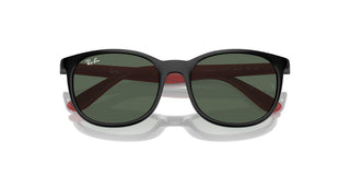 Ray-ban Rj 9079s Junior Children Black Squared Sunglasses