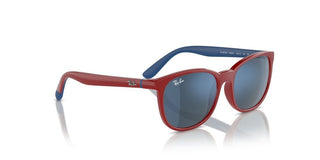 Ray-ban Rj 9079s Junior Children Red Squared Sunglasses
