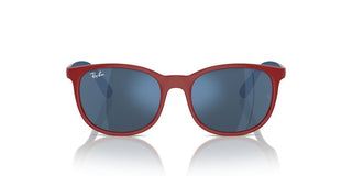 Ray-ban Rj 9079s Junior Children Red Squared Sunglasses
