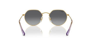 Ray-ban Rj 9565s Junior  Unisex Gold Squared Sunglasses