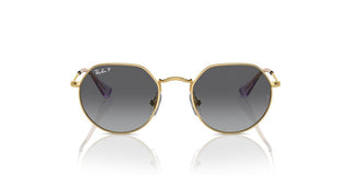 Ray-ban Rj 9565s Junior  Unisex Gold Squared Sunglasses