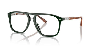 Ralph Lauren Rl 6241u Men Green Squared Eyeglasses