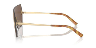 Ralph Lauren Rl 7085 Women Brown Shield Sunglasses