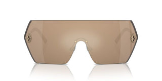 Ralph Lauren Rl 7085 Women Brown Shield Sunglasses