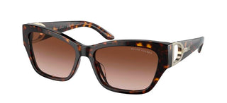 Ralph Lauren RL 8206U women Havana Butterfly Sunglasses