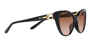 Ralph Lauren RL 8215BU women Black Cat Eye Sunglasses