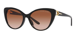 Ralph Lauren RL 8215BU women Black Cat Eye Sunglasses
