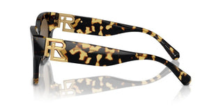 Ralph Lauren Rl 8221 Women Havana Butterfly Sunglasses