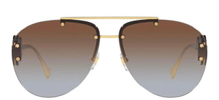 Versace ROCK ICONS VE 2250 women Gold Pilot Sunglasses