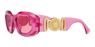 Versace ROCK ICONS VE 4425U men Pink Geometric Sunglasses