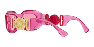 Versace ROCK ICONS VE 4425U men Pink Geometric Sunglasses
