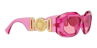 Versace ROCK ICONS VE 4425U men Pink Geometric Sunglasses