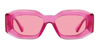 Versace ROCK ICONS VE 4425U men Pink Geometric Sunglasses