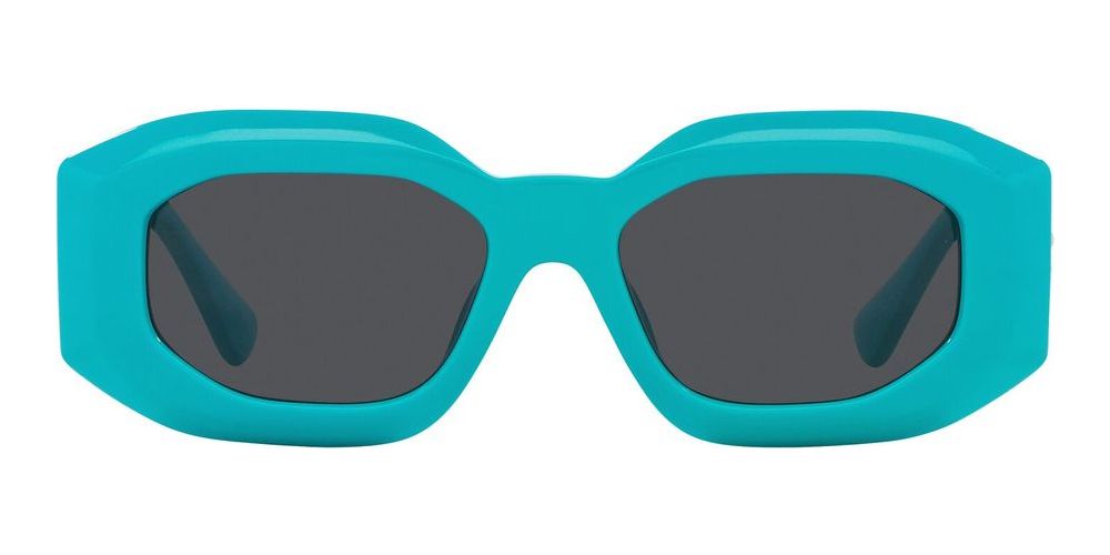 VERSACE 長方形フレムサンクラス ROCKICONSVE4425U 544087 Versace ROCK ICONS VE 4425U CAPSULE LA VACANZA unisex Blue