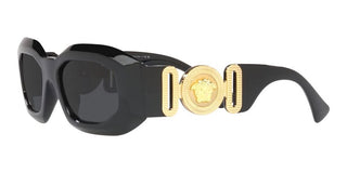 Versace ROCK ICONS VE 4425U men Black Geometric Sunglasses