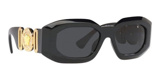 Versace ROCK ICONS VE 4425U men Black Geometric Sunglasses