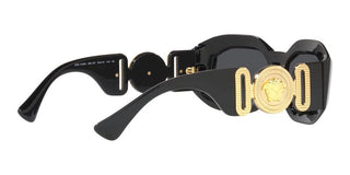 Versace ROCK ICONS VE 4425U men Black Geometric Sunglasses