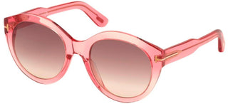 Tom Ford ROSANNA FT 0661 women Pink Round Sunglasses