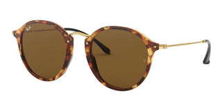 Ray-Ban ROUND FLECK RB 2447 unisex Havana Round Sunglasses