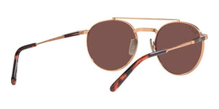 Ray-Ban ROUND II TITANIUM RB 8237 unisex Gold Round Sunglasses