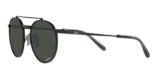 Ray-Ban ROUND II TITANIUM RB 8237 unisex Black Round Sunglasses