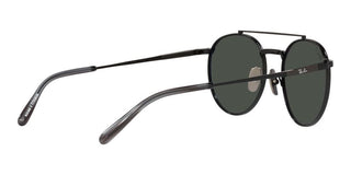 Ray-Ban ROUND II TITANIUM RB 8237 unisex Black Round Sunglasses