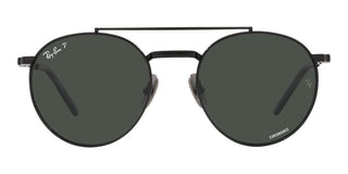 Ray-Ban ROUND II TITANIUM RB 8237 unisex Black Round Sunglasses