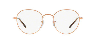 Ray-Ban ROUND METAL II RX 3582V unisex Rose gold Round Eyeglasses